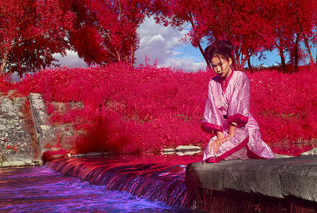 infrared photo a